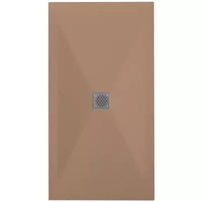 Receveur r�sine McBath Coliseo Nox Stone Capuccino largeur 75cm