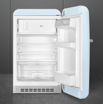 Réfrigérateur 1 porte pose libre 101+13l A++ Bleu Azur charnières à droite  - SMEG Réf. FAB10RPB2