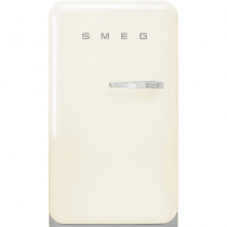 Réfrigérateur 1 porte pose libre 101+13l A++ Crème charnières à gauche - SMEG Réf. FAB10LCR2