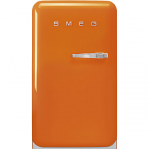 Réfrigérateur 1 porte pose libre 101+13l A++ Orange charnières à gauche - SMEG Réf. FAB10LOR2