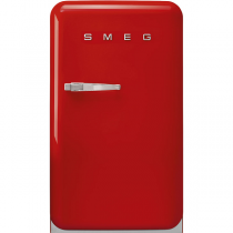 Réfrigérateur 1 porte pose libre 101+13l A++ Rouge charnières à droite - SMEG Réf. FAB10RRD2