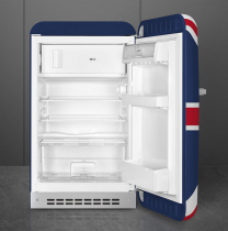 Réfrigérateur 1 porte pose libre 101+13l A++ Union Jack charnières à droite - SMEG Réf. FAB10RDUJ2