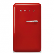 Réfrigérateur 1 porte pose libre 105+17l E Rouge charnières à gauche - SMEG Réf. FAB10LRD5