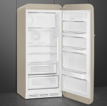 Réfrigérateur 1 porte pose libre 244+26l D Beige poudré charnières à droite - SMEG Années 50 Réf. FAB28RDPP5