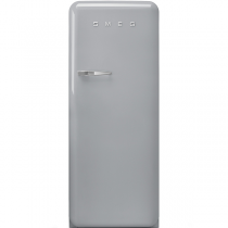 Réfrigérateur 1 porte pose libre Années 50 244+26l A+++ Gris métal charnières à droite - SMEG Réf. FAB28RSV3