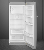 Réfrigérateur 1 porte pose libre Années 50 244+26l A+++ Gris métal charnières à droite - SMEG Réf. FAB28RSV3