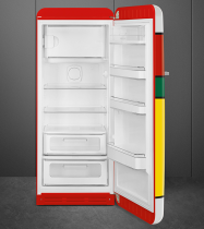 Réfrigérateur 1 porte pose libre Années 50 244+26l A+++ multicolore charnières à droite - SMEG Réf. FAB28RDMC3