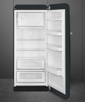Réfrigérateur 1 porte pose libre Années 50 244+26l A+++ Noir velours charnières à droite - SMEG Réf. FAB28RDBLV3