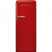 Réfrigérateur 1 porte pose libre Années 50 244+26l A+++ Rouge charnières à droite - SMEG Réf. FAB28RRD3