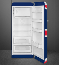 Réfrigérateur 1 porte pose libre Années 50 244+26l A+++ Union Jack charnières à droite - SMEG Réf. FAB28RDUJ3