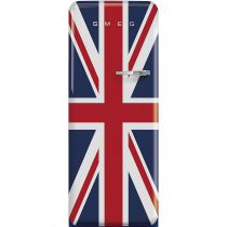 Réfrigérateur 1 porte pose libre Années 50 244+26l A+++ Union Jack charnières à gauche - SMEG Réf. FAB28LDUJ3