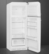 Réfrigérateur 2 portes 222+72l A+++ Blanc - charnières à droite - SMEG Années 50 Réf. FAB30RWH5