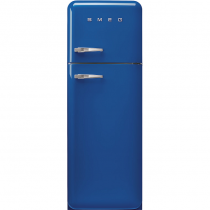 Réfrigérateur 2 portes 222+72l A+++ Bleu - charnières à droite - SMEG Années 50 Réf. FAB30RBE5