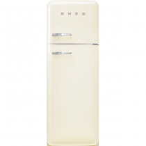 Réfrigérateur 2 portes 222+72l A+++ Crème - charnières à droite - SMEG Années 50 Réf. FAB30RCR5