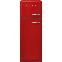 Réfrigérateur 2 portes 222+72l A+++ Rouge - charnières à gauche - SMEG Années 50 Réf. FAB30LRD5