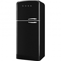Réfrigérateur 2 portes 343+97l A++ Noir - SMEG ANNÉES 50 Réf. FAB50LBL
