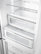 Réfrigérateur combiné 234+97l A+++ Blanc - charnières à gauche - SMEG Années 50 Réf. FAB32LWH5