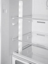 Réfrigérateur combiné 234+97l A+++ Crème - charnières à gauche - SMEG Années 50 Réf. FAB32LCR5