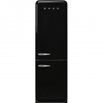 Réfrigérateur combiné 234+97l A+++ Noir - charnières à droite - SMEG Années 50 Réf. FAB32RBL5