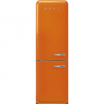 Réfrigérateur combiné 234+97l A+++ Orange - charnières à gauche  - SMEG Années 50 Réf. FAB32LOR5