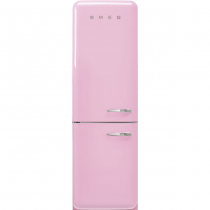 Réfrigérateur combiné 234+97l A+++ Rose - charnières à gauche  - SMEG Années 50 Réf. FAB32LPK5