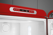 Réfrigérateur combiné 234+97l A+++ Rouge - charnières à droite - SMEG Années 50 Réf. FAB32RRD5