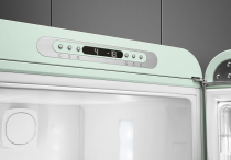 Réfrigérateur combiné 234+97l A+++ Vert d\'eau - charnières à droite - SMEG Années 50 Réf. FAB32RPG5