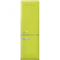 Réfrigérateur combiné 234+97l A+++ Vert pomme - charnières à droite - SMEG Années 50 Réf. FAB32RLI5