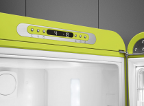 Réfrigérateur combiné 234+97l A+++ Vert pomme - charnières à droite - SMEG Années 50 Réf. FAB32RLI5