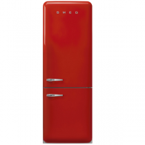 Réfrigérateur combiné 344+137l E Rouge charnières à droite - SMEG Années 50 Réf. FAB38RRD5