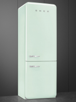 Réfrigérateur combiné 344+137l E Vert d\'eau charnières à droite - SMEG Années 50 Réf. FAB38RPG5
