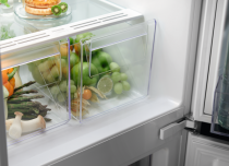 Réfrigérateur combiné encastrable TwinTech® 195+62l E à glissières - Electrolux  Réf. ENT6NE18S1