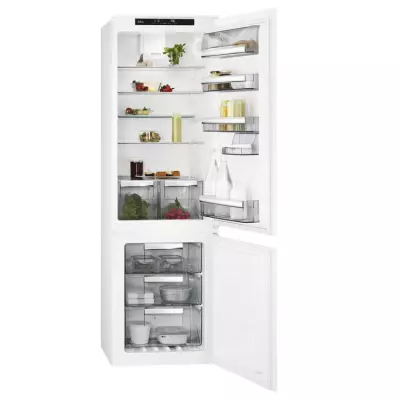 R�frig�rateur combin� int�grable 192+61l F � glissi�res - ELECTROLUX R�f. SCE818F6TS