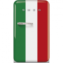 Réfrigérateur Happy bar 1 porte 130l A++ Drapeau italien charnières à droite - SMEG Réf. FAB10HRDIT2