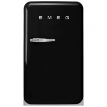 Réfrigérateur Happy bar 1 porte 130l A++ Noir charnières à droite - SMEG Réf. FAB10HRBL2