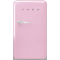 Réfrigérateur Happy bar 1 porte 130l A++ Rose charnières à droite - SMEG Réf. FAB10HRPK2