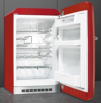 Réfrigérateur Happy bar 1 porte 130l A++ Rouge charnières à droite - SMEG Réf. FAB10HRRD2