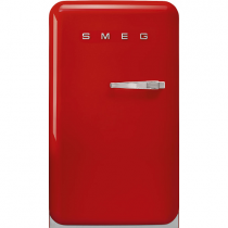 Réfrigérateur Happy bar 1 porte 130l A++ Rouge charnières à gauche  - SMEG Réf. FAB10HLRD2