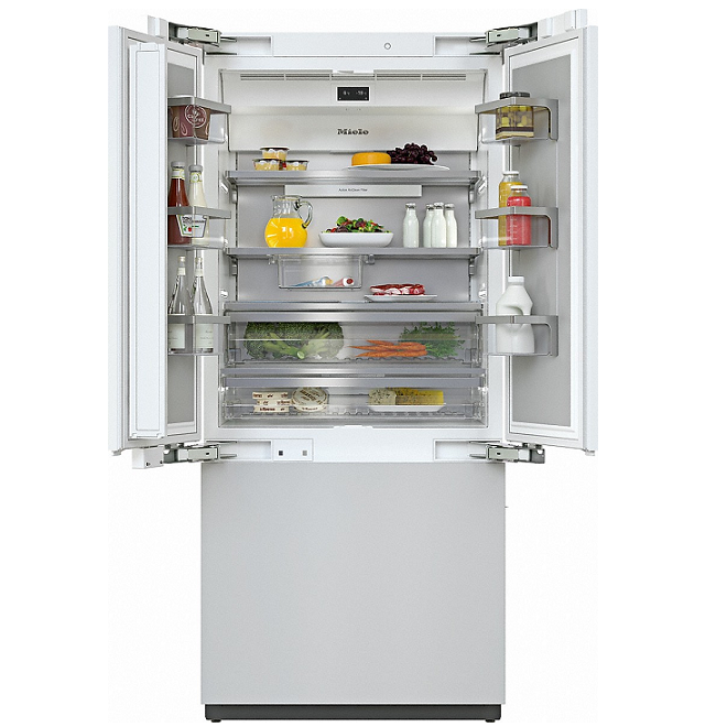 Réfrigérateur multiportes intégrable MasterCool 378+124l F à pantographe -  MIELE Réf. KF2982VI