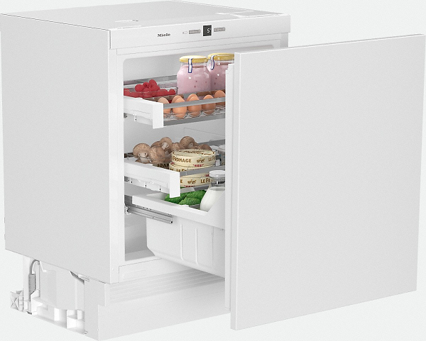 Réfrigérateur porte tiroir sous-plan encastrable 132l F à pantographe -  MIELE Réf. K31252Ui