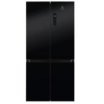 Réfrigérateur pose libre No Frost 343+179l E Black Glossy Glass - Electrolux Réf. ELT9VE52M0