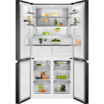Réfrigérateur pose libre No Frost E Black Glossy GlassElectrolux Réf. ELT9VE52M0