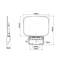 Siège de douche rabattable blanc mat - ODESIGN Réf. SD-ISA-BM