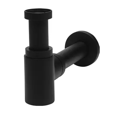 Siphon lavabo  G1\ 1/4 Noir mat - Jacob Delafon R�f. E29074-BL