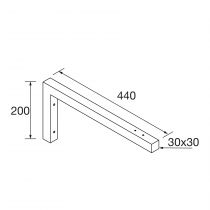 Support de plan blanc 44X20  - SALGAR Réf. 91495