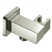 Support douchette carré Nickel brossé - O\'DESIGN Réf. COMUR-NB