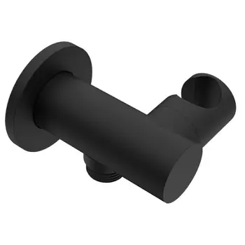 Support douchette rond Noir mat - O\'DESIGN R�f. COMURR-NM