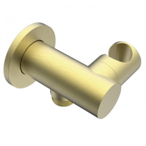 Support douchette rond Or brossé - O\'DESIGN Réf. COMURR-OB