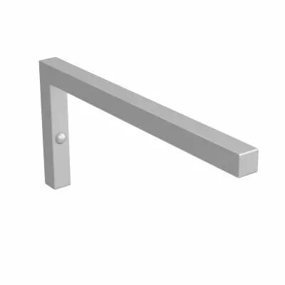 Support plan de toilette en L Chrome - SALGAR R�f. 91496