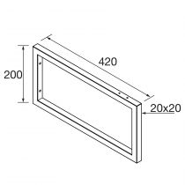 Support porte-serviettes Blanc - SALGAR Réf. 89603